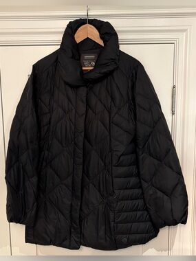 Mountain Hardwear 3/4 Puffer Jacket in Black Size Large